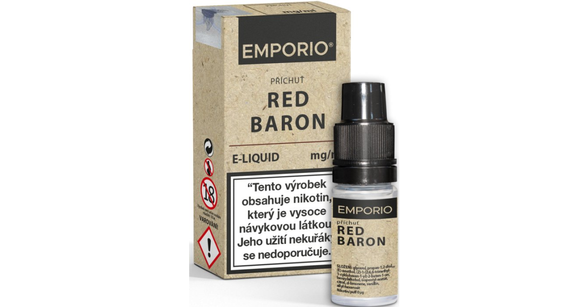 Liquid EMPORIO Red Baron 10ml 9mg