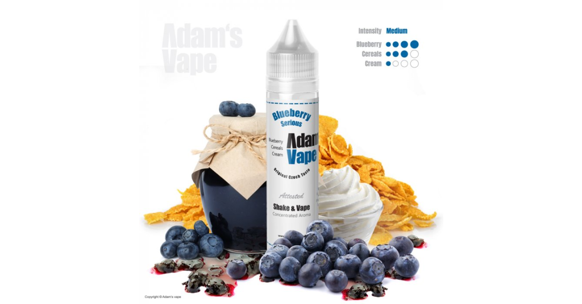Příchuť Adam´s Vape Shake and Vape 10ml Blueberry Serious