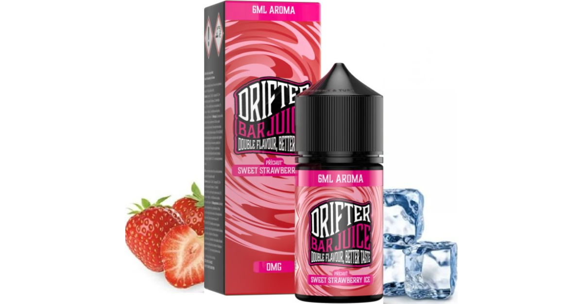 Příchuť Drifter Bar Juice S&V 6ml Sweet Strawberry Ice