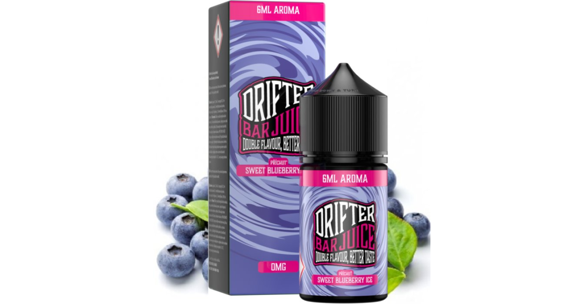 Příchuť Drifter Bar Juice S&V 6ml Sweet Blueberry Ice