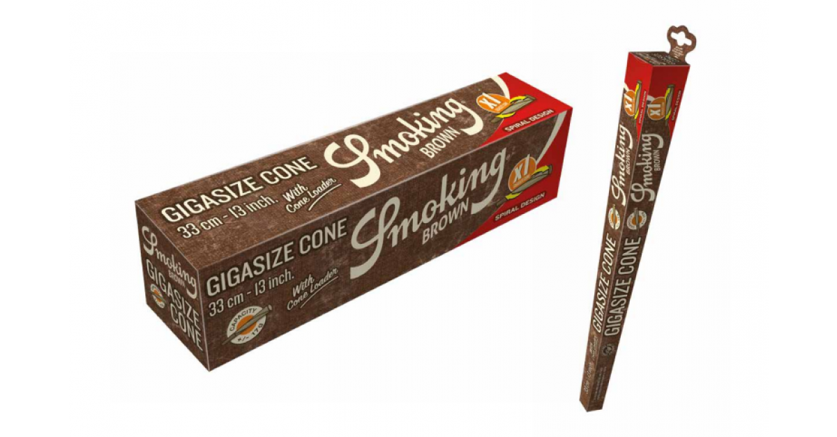 Smoking Brown Gigasize Cone 1ks