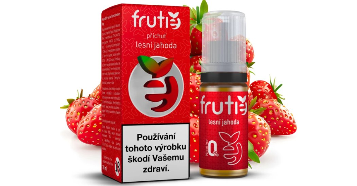 Liquid Frutie 50/50 - Lesní jahoda (Forest Strawberry) 10ml 0mg