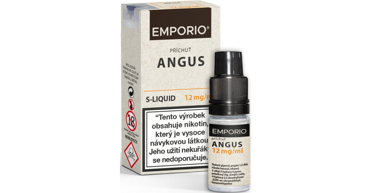 Liquid EMPORIO SALT Angus 10ml 12mg