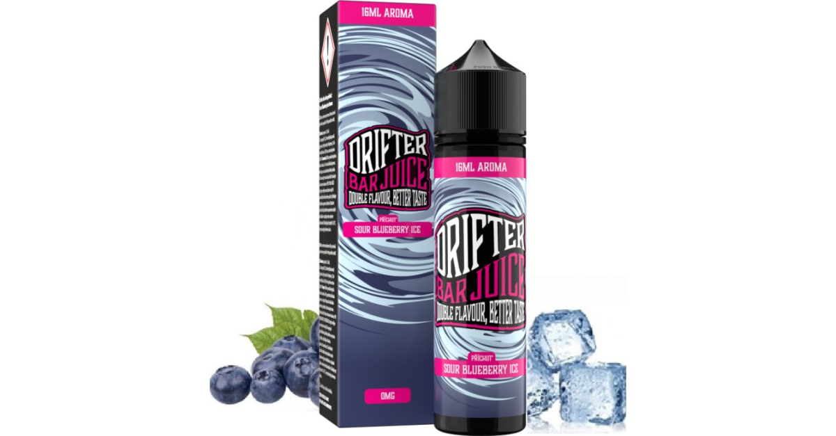 Příchuť Drifter Bar Juice S&V 16ml Sour Blueberry Ice