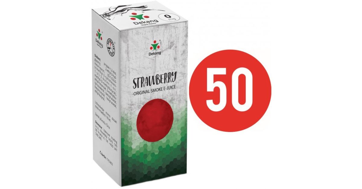 Liquid Dekang Fifty Strawberry 10ml (Jahoda) 0mg