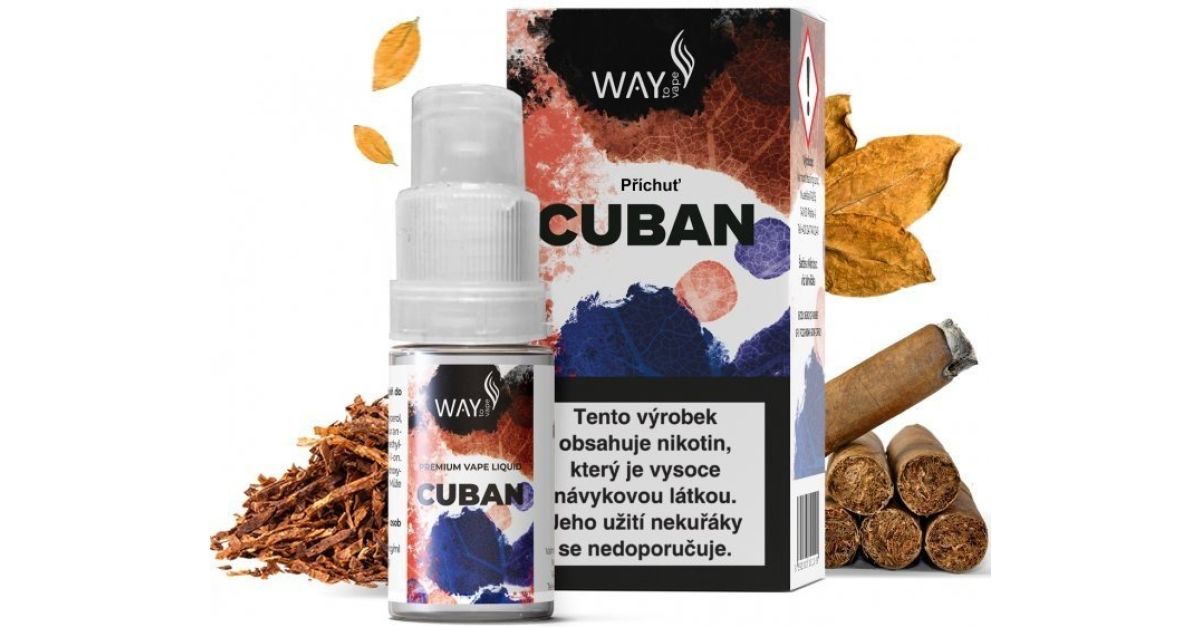 Liquid WAY to Vape Cuban 10ml 12mg