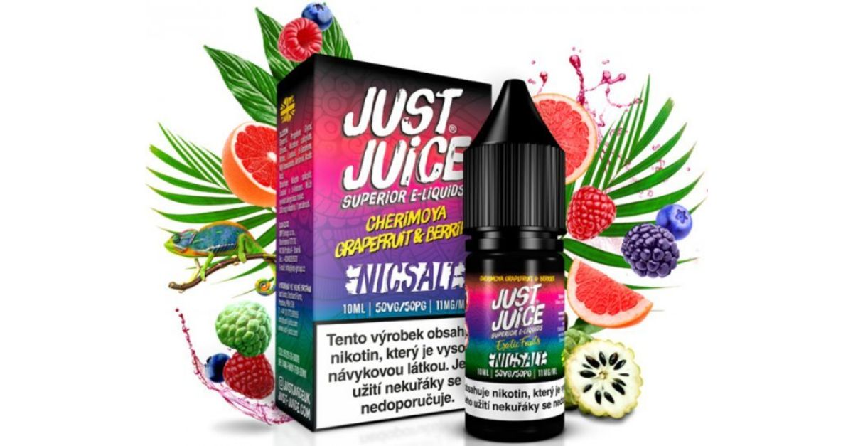 Liquid Just Juice SALT Cherimoya Grapefruit & Berries 10ml 20mg